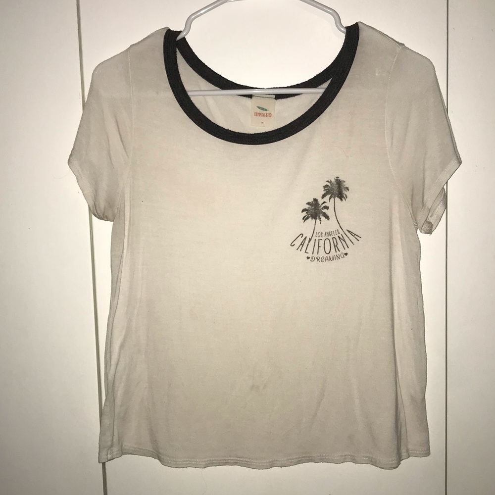 White Graphic Tee